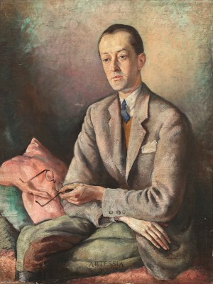 Włodzimierz Bartoszewicz (1899-1983), Portret mężczyzny, 1944