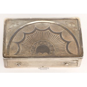 Maker unknown, Vienna, 2-3 quarters of 19th century, Music box in silver, 1807-1866