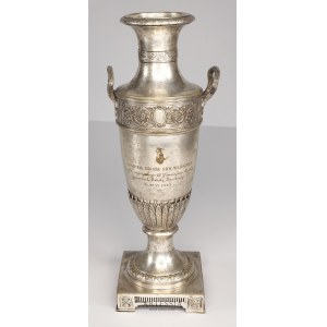 Norblin und Co. Fabrik, Warschau, (von 1819-1944), Pokal mit Preiswidmung von 1925