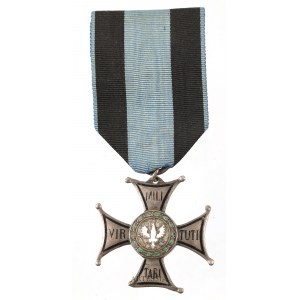 Werkstatt K. Gajewski, Warschau, Silbernes Kreuz des Ordens der Virtuti Militari V. Klasse, Zweite Republik Polen, Duplikat, ca. 1931