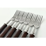 Set of 12 Gerlach cutlery with ebonite handles