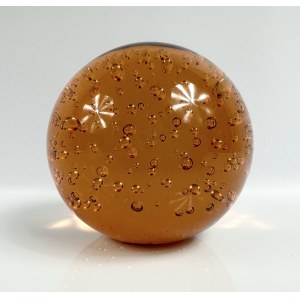 Glass ball - paper button