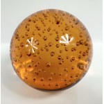 Glass ball - paper button
