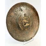 Nowakowski - Bieluk, Sopot, Polish Ocean Lines Gdynia copper platter
