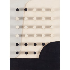 Henryk Stażewski (1894 Warschau - 1988 Warschau), Relief weiß-grau-schwarz, 1960