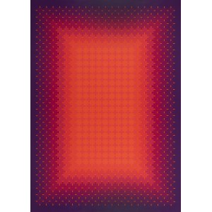 Julian Stanczak (1928 Borownica - 2017 Seven Hills, Ohio), Lumina-Warm, 1990