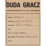 Jerzy Duda-Gracz (1941 Częstochowa - 2004 Łagów), Schnee-1, 1980