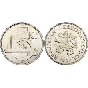 Czechoslovakia 5 Korun 1929