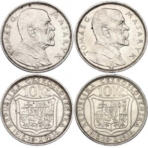 Czechoslovakia 2 x 10 Korun 1928