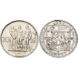 Czechoslovakia 20 Korun 1933