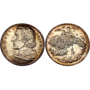 Czechoslovakia Silver Medal K. H. Mácha 1810-1836 1982