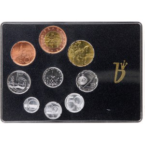 Czech Republic Annual Set of 9 Coins 1993