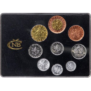 Czech Republic Annual Set of 9 Coins 1993