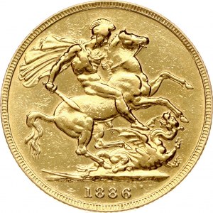 Australia Sovereign 1886 M