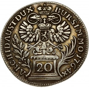 Bohemia 20 Kreuzer 1764/3 Prague