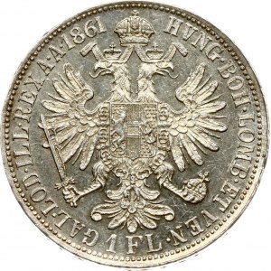 Austria Florin 1861 A