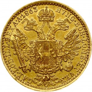 Austria Ducat 1863 A