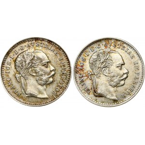 10 Kreuzer 1872 Lot of 2 Coins