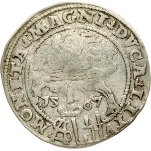 Lithuania Grosz 1567 Tykocin (RR) - LITV Depicted in Catalogue