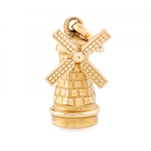 Pendant in the form of a windmill, 2nd half of the 20th century.