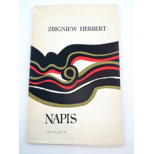Zbigniew Herbert, Napis. 1969
