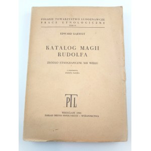 Karwot Edward, Katalog magii Rudolfa. Źródło etnograficzne XIII wieku.
