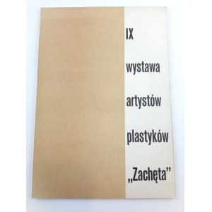 IX Wystawa artystów plastyków Zachęta, katalog, 1959