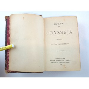 Homer, Odysseja. Miniatura. 1903