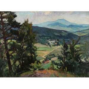 Alfred NICKISCH (1872-1948), Sudetenland Landscape.