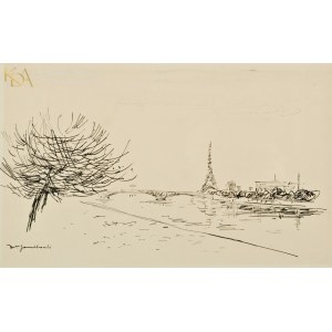 Mieczysław JANIKOWSKI (1912-1968), Panorama von Paris.