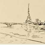 Mieczyslaw JANIKOWSKI (1912-1968), Panorama of Paris.