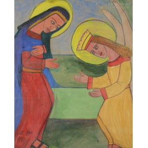 Marianna WIŚNIOS (1909 (?)-1996), Annunciation (1993)