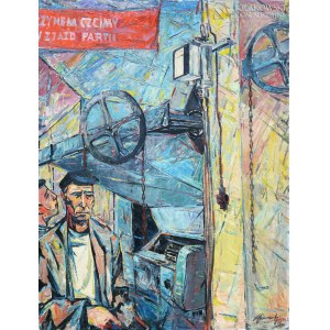 Alojzy SIWECKI (1912-1988), Motive from the boiler room I (1968)