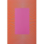 Richard Anuszkiewicz (1930 Erie - 2020 ), Converging with Deep Pink, 1980