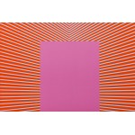 Richard Anuszkiewicz (1930 Erie - 2020 ), Converging with Deep Pink, 1980