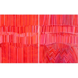 Daria Rozmarynowicz (nar. 1966, Zlotoryja), Entropie 2 - diptych, 2022