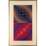 Victor Vasarely (1906 Pécs - 1997 Paris), Hiouz, 1976.