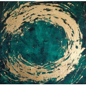 Julia JANOWSKA (b. 1997), Emerald enso, 2023