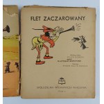 Według tekstu Walta Disneya napisał Wł. Broniewski | Ilustr. Studio Walta Disneya, Flet Zaczarowany, 1948 r.