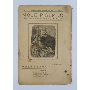 Moje Pisemko. Tygodnik obrazkowy dla dzieci, 1925 r.