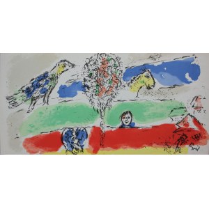 Marc Chagall (1929-2005), Zielona rzeka(1974, Mourlot #728)