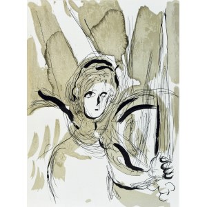 Marc CHAGALL (1887 - 1985), Engel mit Schwert, 1956