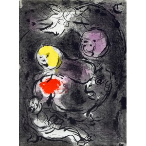 Marc CHAGALL (1887 - 1985), Der Prophet Daniel mit den Löwen, 1956