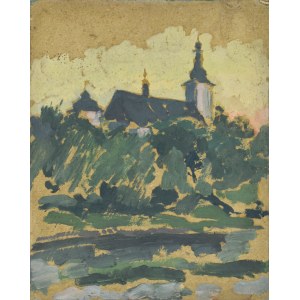 Józef PIENIĄŻEK (1888-1953), Pohled na kostelní věže