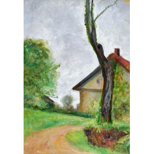 Irena WEISS - ANERI (1888-1981), Landschaft mit Haus, ca. 1969