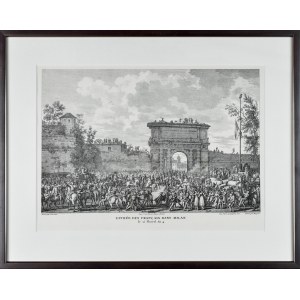 Carle VERNET (1758-1836), Napoleonská tažení. Vjezd Francouzů do Milána, cca 1850