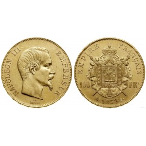 Francja, 100 franków, 1858 A, Paryż