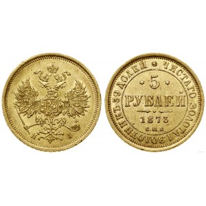 Russia, 5 rubles, 1873 СПБ НI, St. Petersburg.