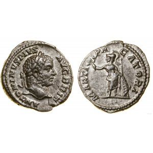 Roman Empire, denarius, 214, Rome