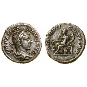 Roman Empire, denarius, 219, Rome